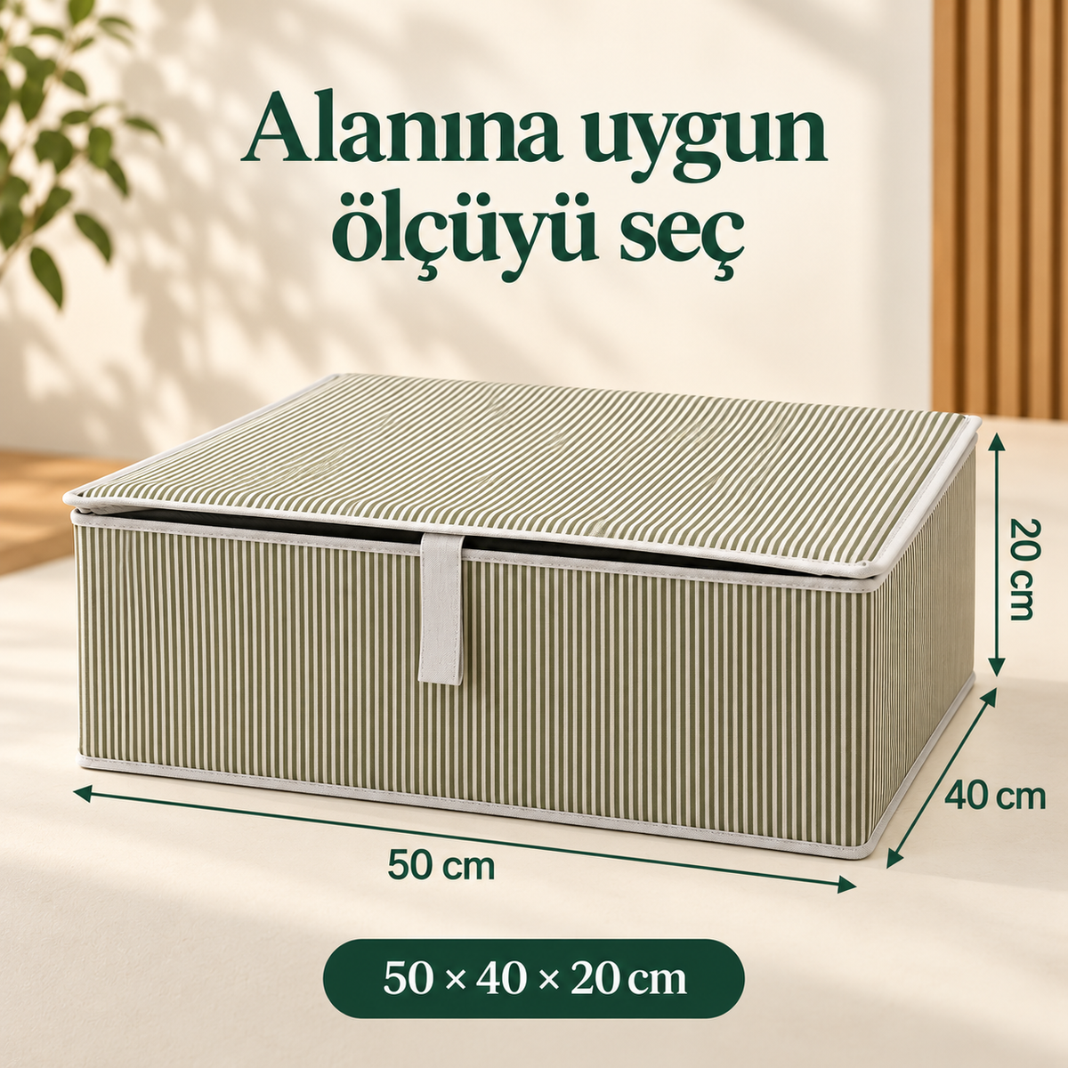 Her şeyin bir yeri olsun.