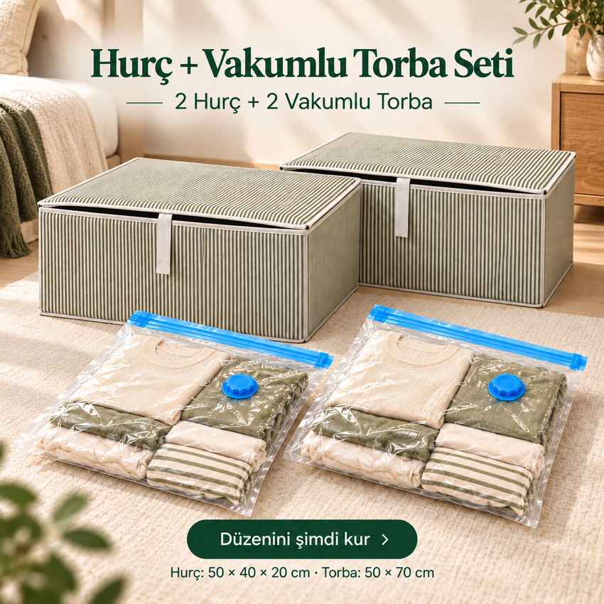 Hurç + Vakumlu Torba Seti